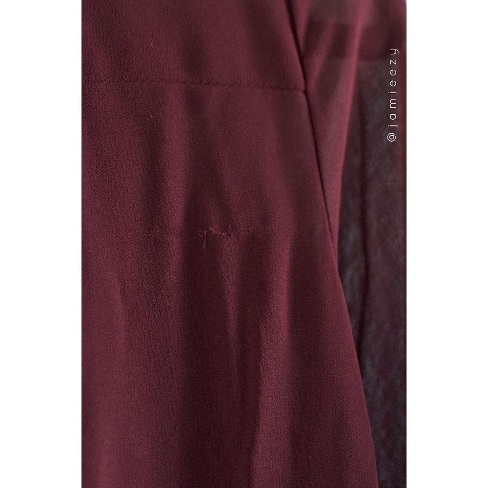 Who What Wear | NWT Sheer Tuxedo Ruffle Bib Blouse - Picture 5 of 8